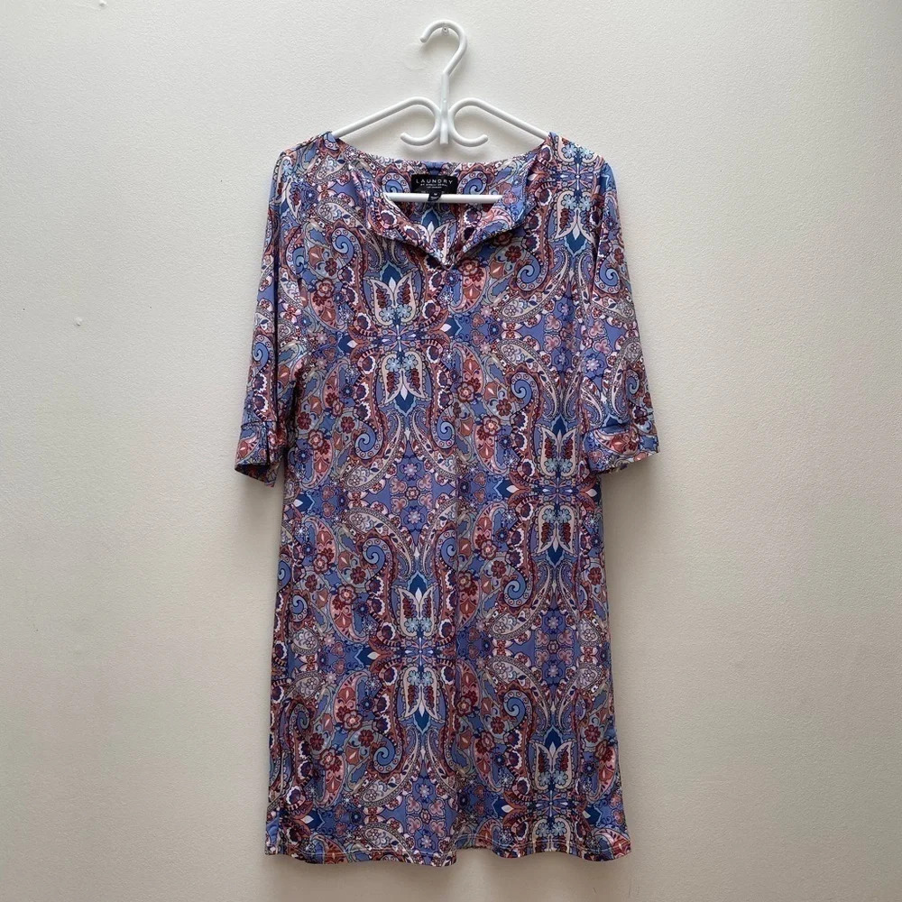Laundy by Shelli Segal - Paisley Print Tunic Dress